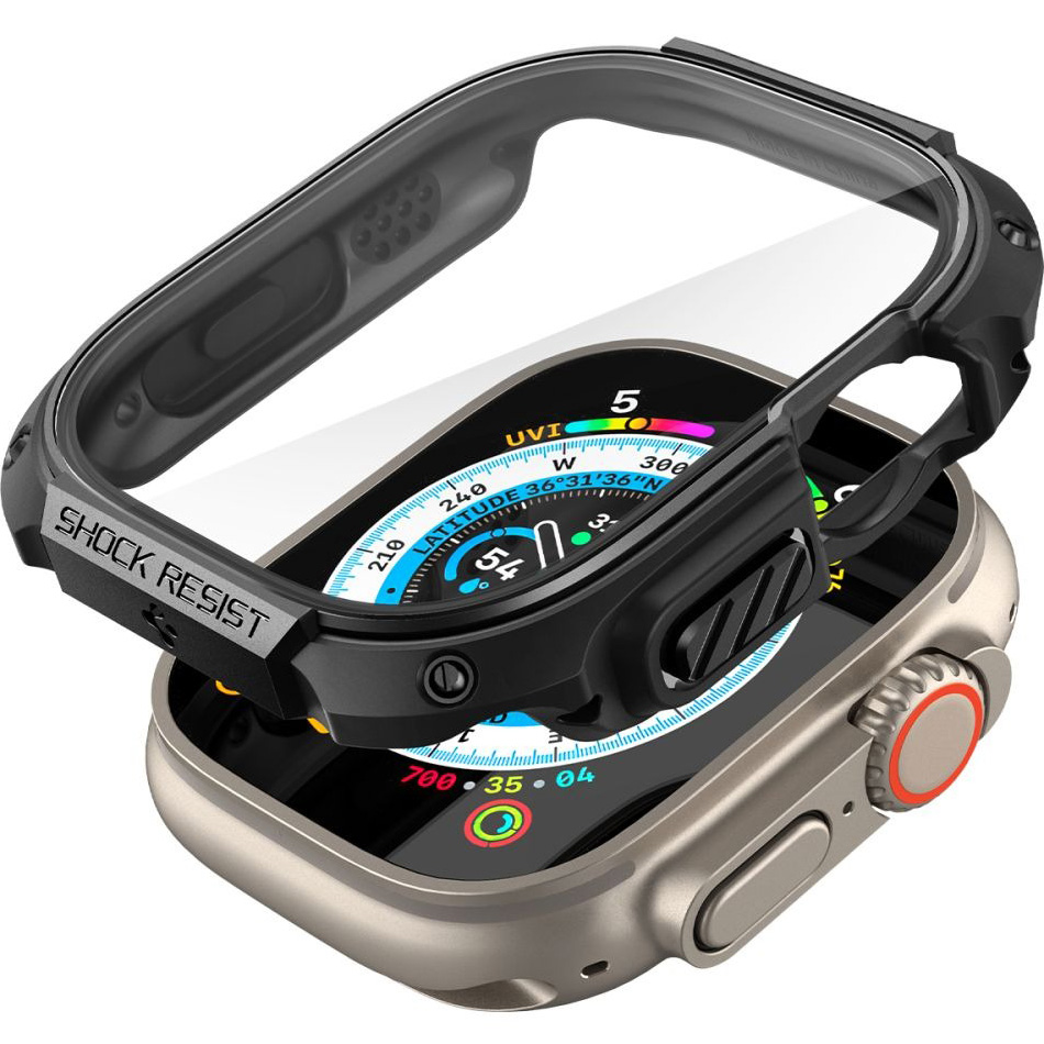 Oryginalne etui od marki Spigen z serii Tough Armor dla Apple Watch Ultra 49mm